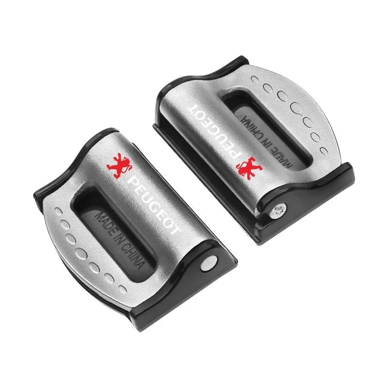 For Peugeot Car Seat Belts Clips Safety Adjustable Stopper Buckle Clip For Peugeot 206 307 308 3008 207 208 407 508 2008 5008 10