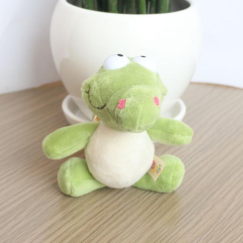 Cute Cartoon Animal Plush Keychain Elephant Turtle Lion Wolf Hippopotamus Koala Raccoon Tiger Cat Deer Bear Plush Soft Toy Girl