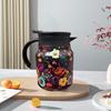 Insulated Stainless Steel Kettle with Tea and Water Separation - Elegant Chinese Style for Home or Office Use.