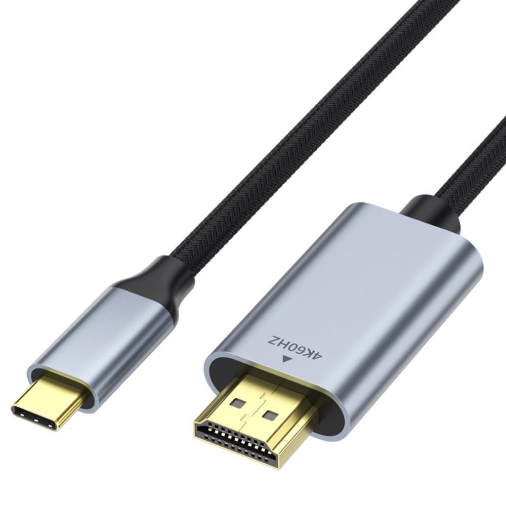 4K HDMI To Type C Cable for Phone PC Monitor Screen Mirroring High Speed HD Video Audio Sync
