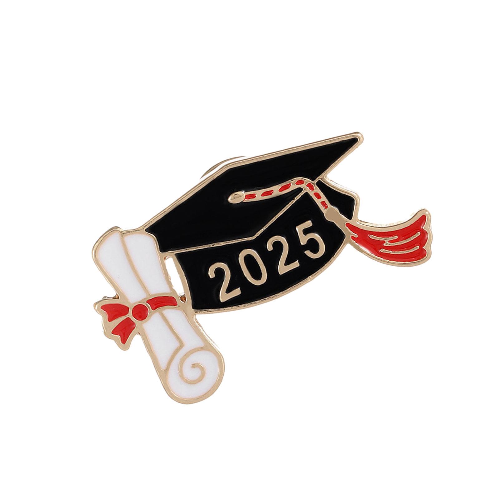 

Брошь на выпускной из сплава премиум-класса Классическая брошь на выпускной для встреч выпускников и коллекций памятных вещей C