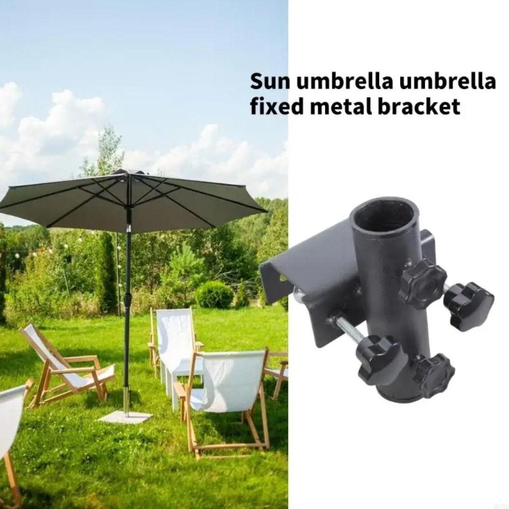 Flexible Garden Bracket Adjustable Patio Umbrella Mount Sturdy Balcony Umbrella Holder  Patio Use
