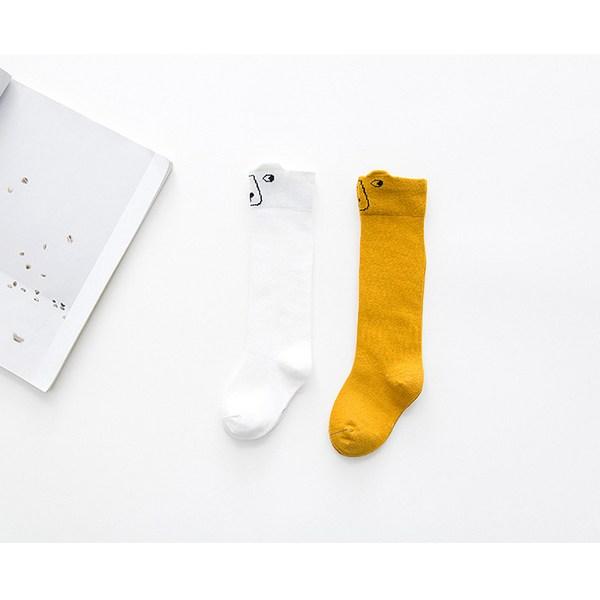 GS Bear Toddler Knee Socks 2-Piece Set, Korean Baby Products