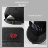 Hat Female Cartoon Embroidery Washed Old Cap Student Couple Versatile Baseball Cap Outdoor Casual Sun Hat