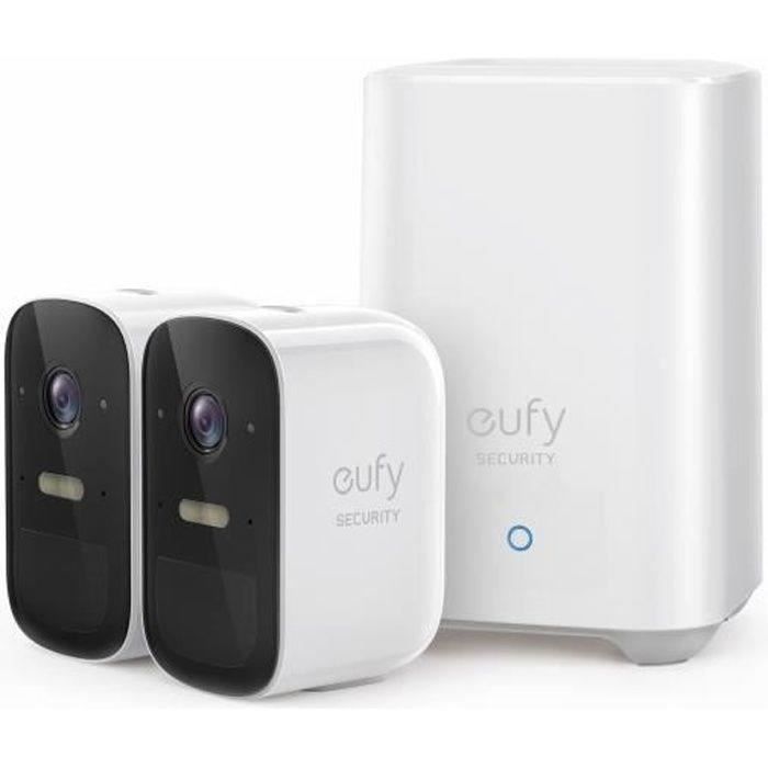 EUFY - 2 caméras de surveillance + 1 base - EufyCam2C