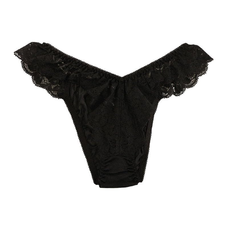 

LaPomme Half-Back Shorts, Made in Japan, NHK Fabric, See-Through Material, Beautiful Lace, Available in 2 Sizes, Product Code: 322080