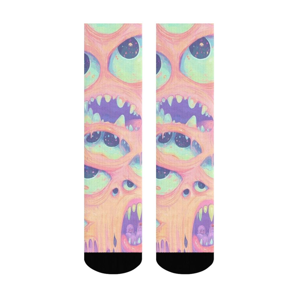 Kapryśne Kreskówkowe Skarpety załogowe Zabawne Nowatorskie Obuwie dla Dorosłych Odważne Wzory Całodzienny Komfort