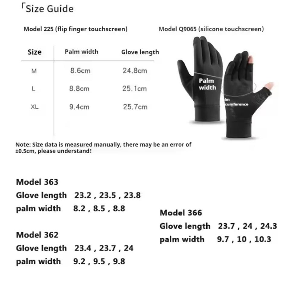 Winter Warm Thick Sports Gloves Silicone Non Slip Touch Screen Running Full Finger Gloves Camping Skiing Climbing Accessories