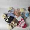 Fair Island wind age reduction love ear protection hairball wool hat women's ski warm cold show face small knitted hat