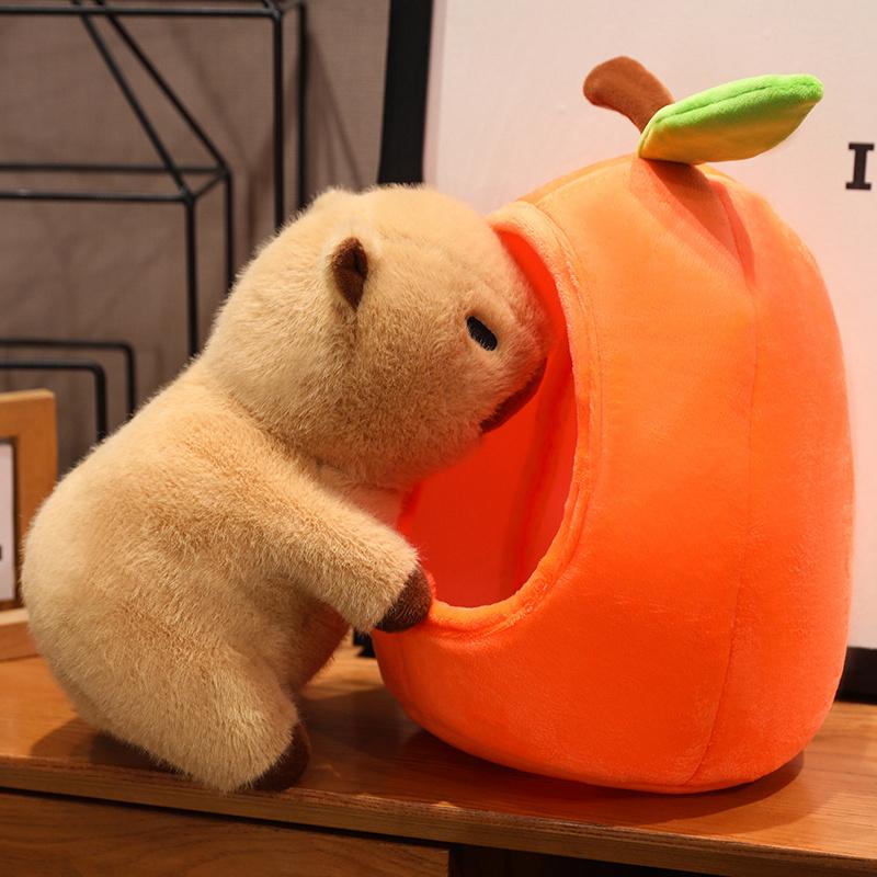 Gyümölcsház Plüss Játék Baba Capibala Alvópárna Nagy Plüss Ünnepi Ajándék Kawaii Kreatív Rongybaba Párna