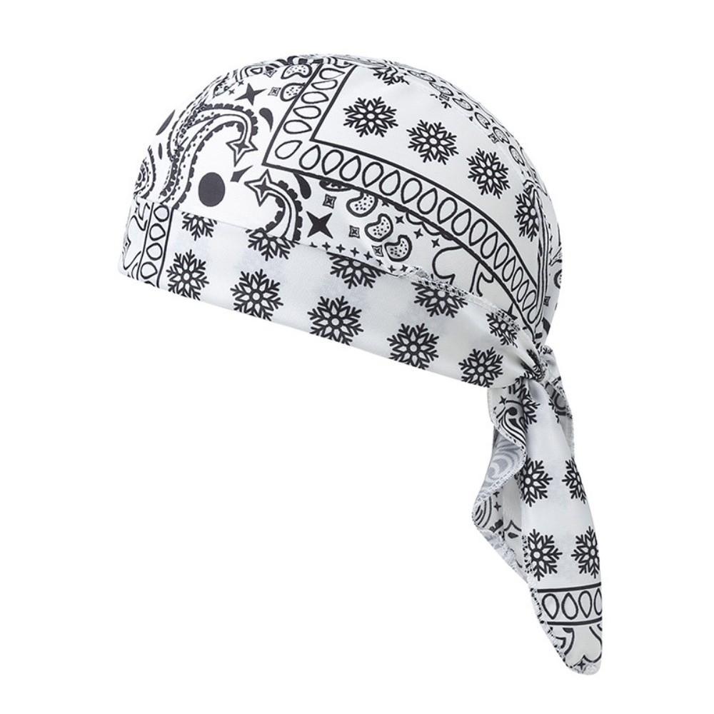 Quick Dry Bandana Headscarf Paisley Print Cycling Head Wrap Fashion Accessory Pirate Hat Unisex