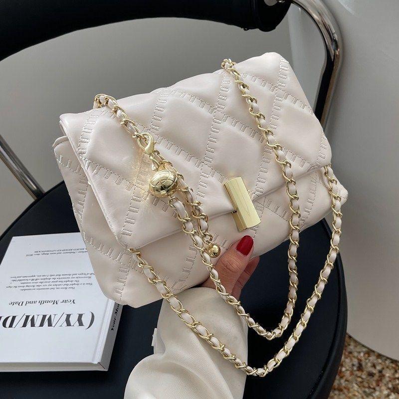 High-quality Single-shoulder Bag, Fashionable and Versatile, Niche Small Square Bag, Commuting Chain Crossbody Bag