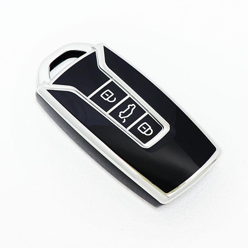 Tpu 3 Buttons Remote Keyless Shell Fob Protector Car Key Case Cover For Vw Volkswagen Touareg