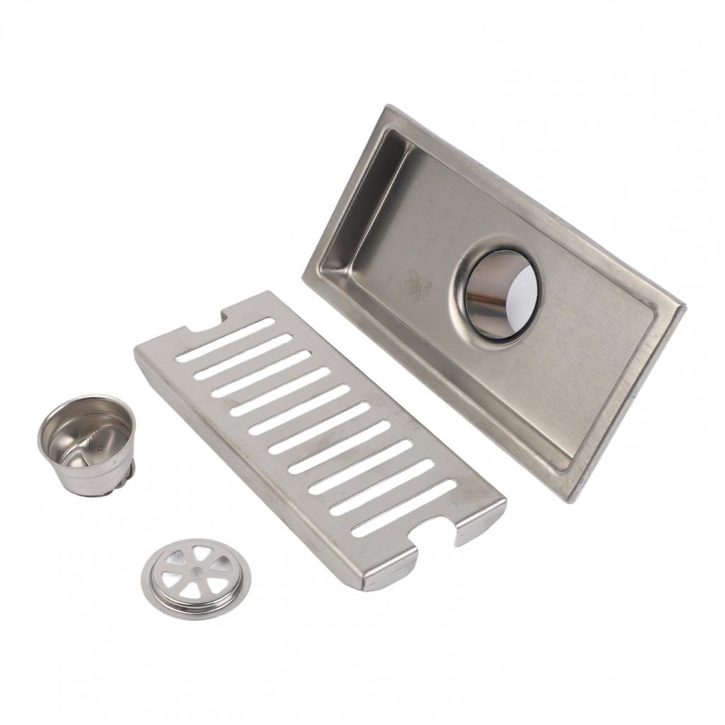Bathroom Floor Drain Rectangular Drain Rust Resistant Construction