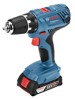 Bosch Professional 18V Akku Skrue-/Boremaskine 2 transportkasser (2,0Ah styk, oplader, inkluderet) GSR18V-21