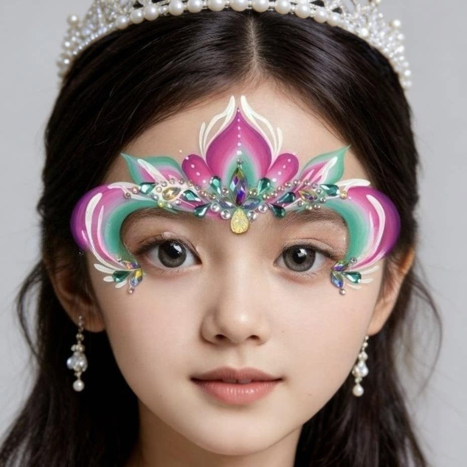 Crystal Tattoo Sticker Glitter Eyeliner Eyebrow Makeup Face Eyes Diamond Temporary Tattoo Rock Rhinestone 3D Eyeliner Stickers