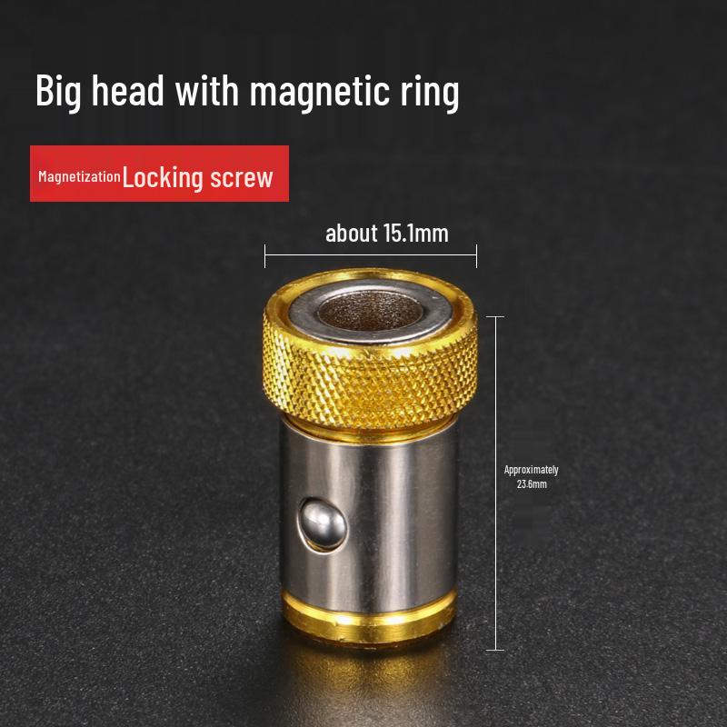 Magnetic Ceramic Drill & Air Screwdriver Bit with Quick Magnetizer/Demagnetizer