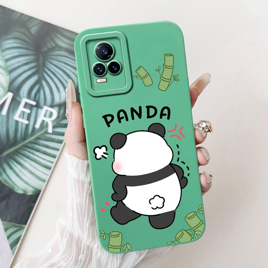 For Vivo V21e 4G Case V2061 Cute Funny Cartoon Cover 6.44'' Phone Case For Vivo V21 V2066 V2108 VivoV21 E V21e Soft Fundas Coque