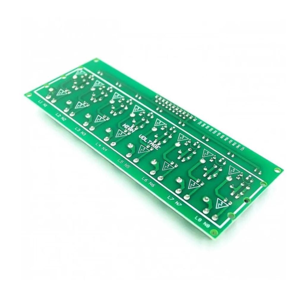 AC 220V 1/3/8 Channel MCU TTL Level 8 Ch Optocoupler Isolation Test Board Isolated Detection Tester PLC Processors Module