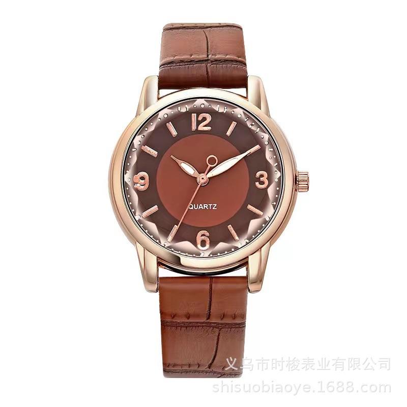 Womens Quartz Versatile Wristwatch Jewelry Gifts Elegant Ladies Watch Casual