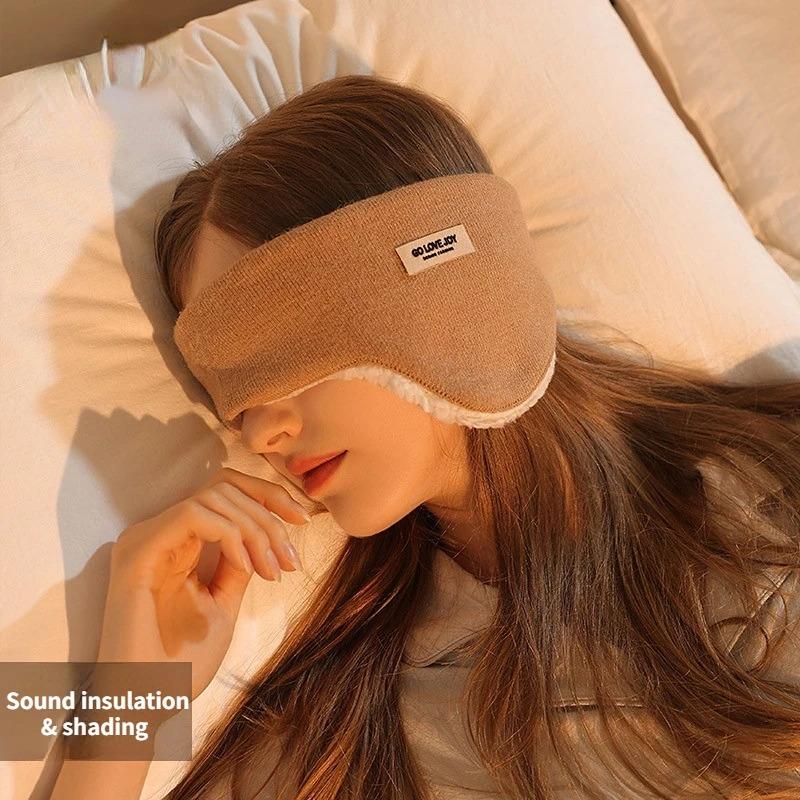 Woman Ear Cover Warmer Earplugs Fur Winter Soundproof Ear Muffs Men Women Blind Fold  Earmuffs Girl Sleep Earcups Noise Reduce