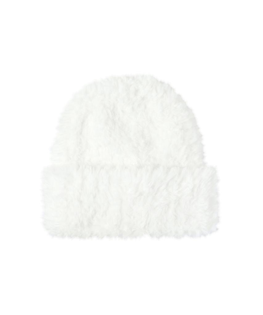 Sseonegteu Fluffy Beanie - White