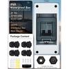 DIHOOL AC DC Circuit Breaker with IP65 Din Box for Solar Systems, 30 Amp 2 Pole 12V-400V, Non Polarized, Solar Panel Disconnect Switch, PV Array Shut