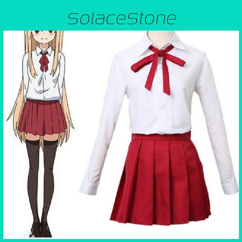 Vibrant Himouto! Umaru-chan Umaru Doma Girls School Uniform Skirt Dress For Anime Fans