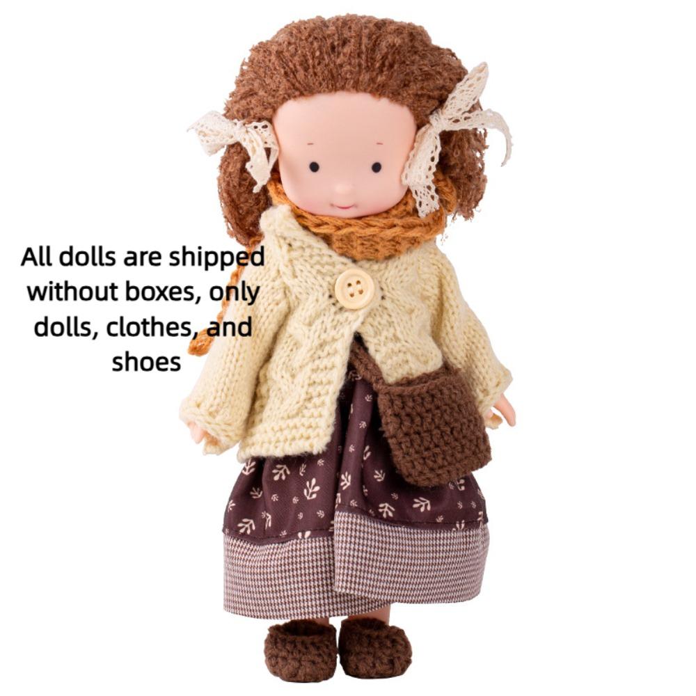 Native Waldorf Doll Kawaii Handmade Doll Toy Kids Toy Cartoon Plush Stuffed Doll  Children's Gift