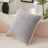 New Bedside Pillow, High-end Square Cushion, Sofa Pillow, Tassel Style