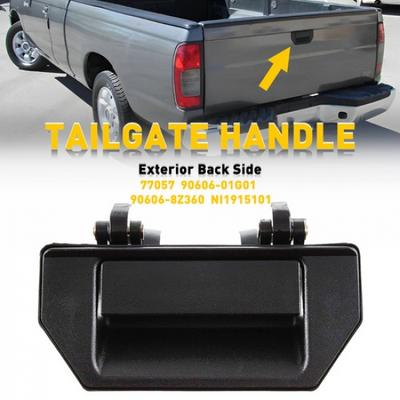 Fit 86-97 Pickup 1998-00 Nissan Frontier Tailgate Black Handle Outer NI1915101
