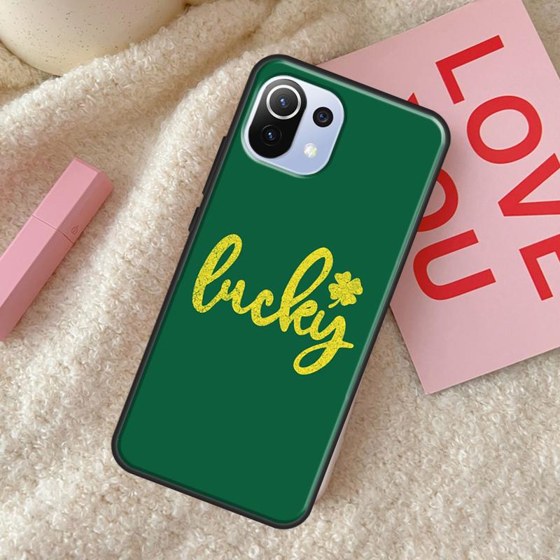Ireland Shamrock Lucky Case For POCO X5 X3 X4 F5 Pro F3 F4 GT C40 M5s Phone Cover For Xiaomi 13 11T 12T Pro 12 Lite
