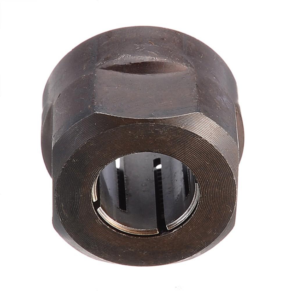 1pc Collet Nut Metal Plunge Router Parts 22.5*27mm Black Practical New