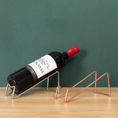 1PC European Style Counter Decor Electroplating Craft  Display Holder Wine Rack