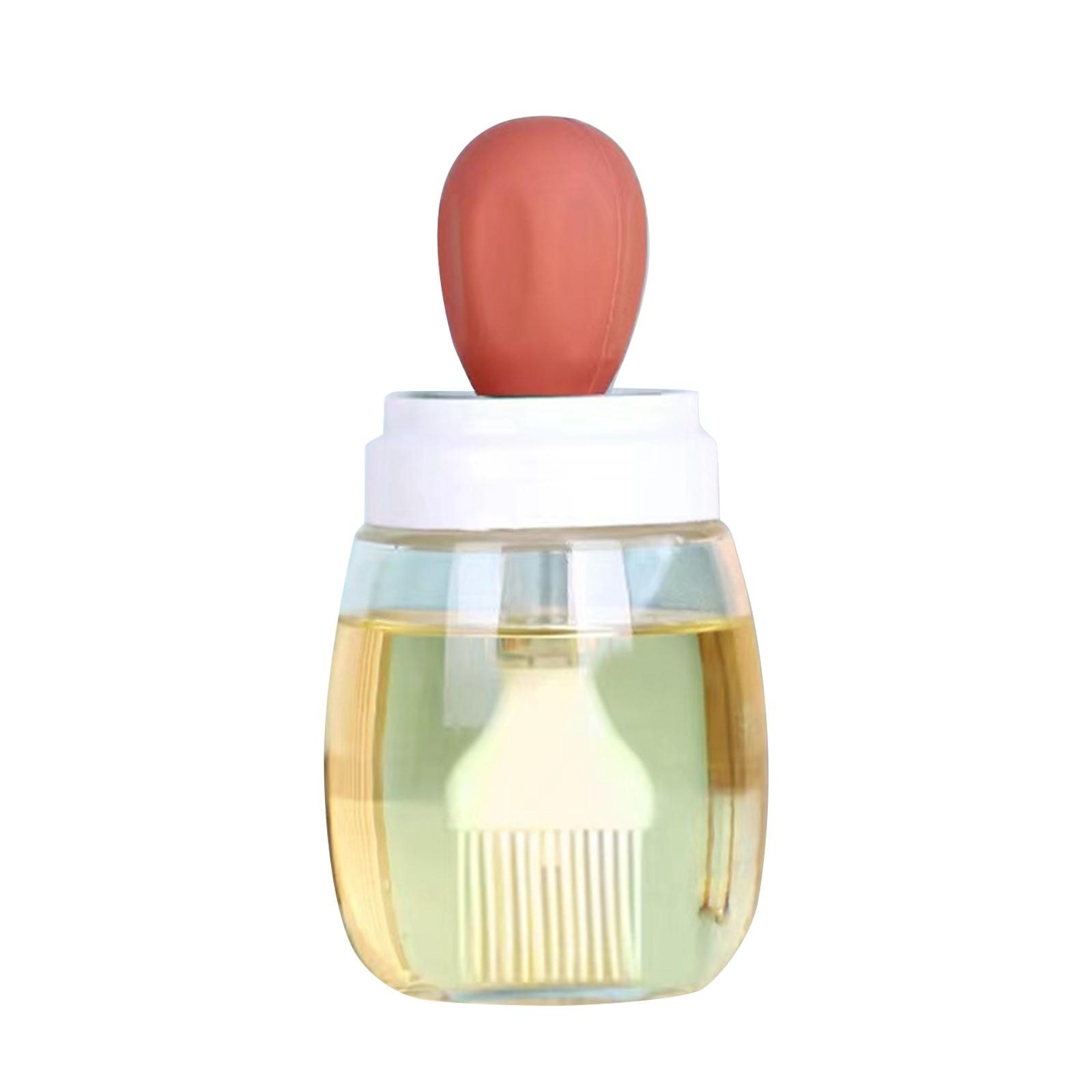 

Щітка для млинців з олією для їжі Щітка з м’якою щетиною Щітка для барбекю з основою One Size червоний