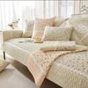 Small Floral Pattern Pure Cotton Sofa Towel Lace Edge Pastoral Style Sofa Cover Pillowcase Four Seasons Universal Settee Cushion