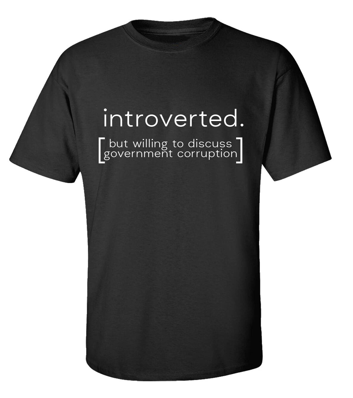 Trenz Shirt Company Introverted Unisex Short Sleeve T-Shirt M