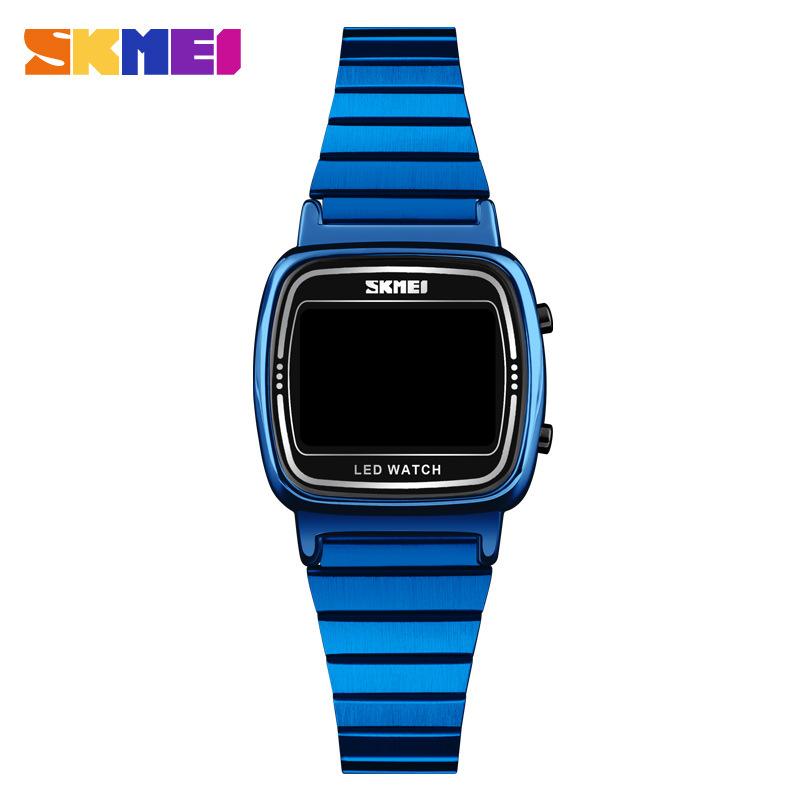 Exquisite, fashionable and simple green luminous women's ins wind led electronic watch