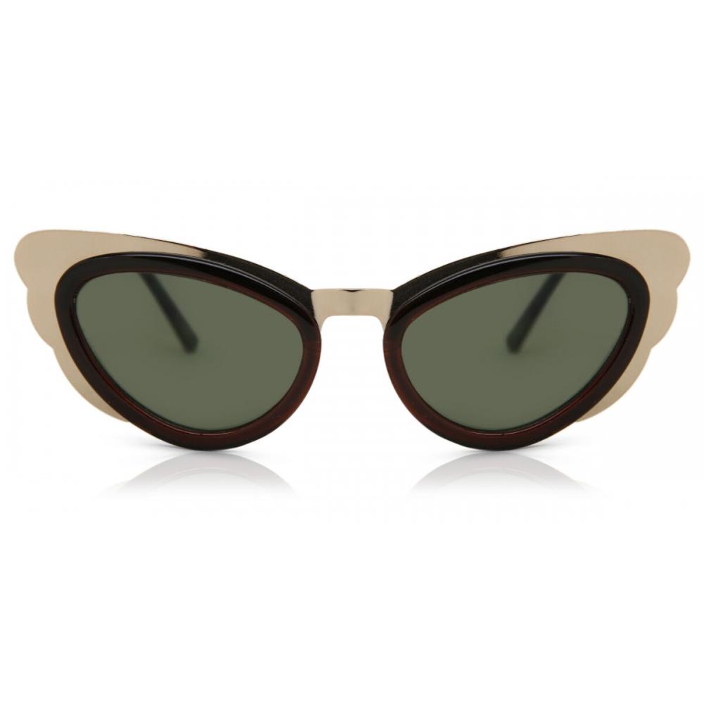 

Spitfire Apex Gold Brown Women Sunglasses Gold/43