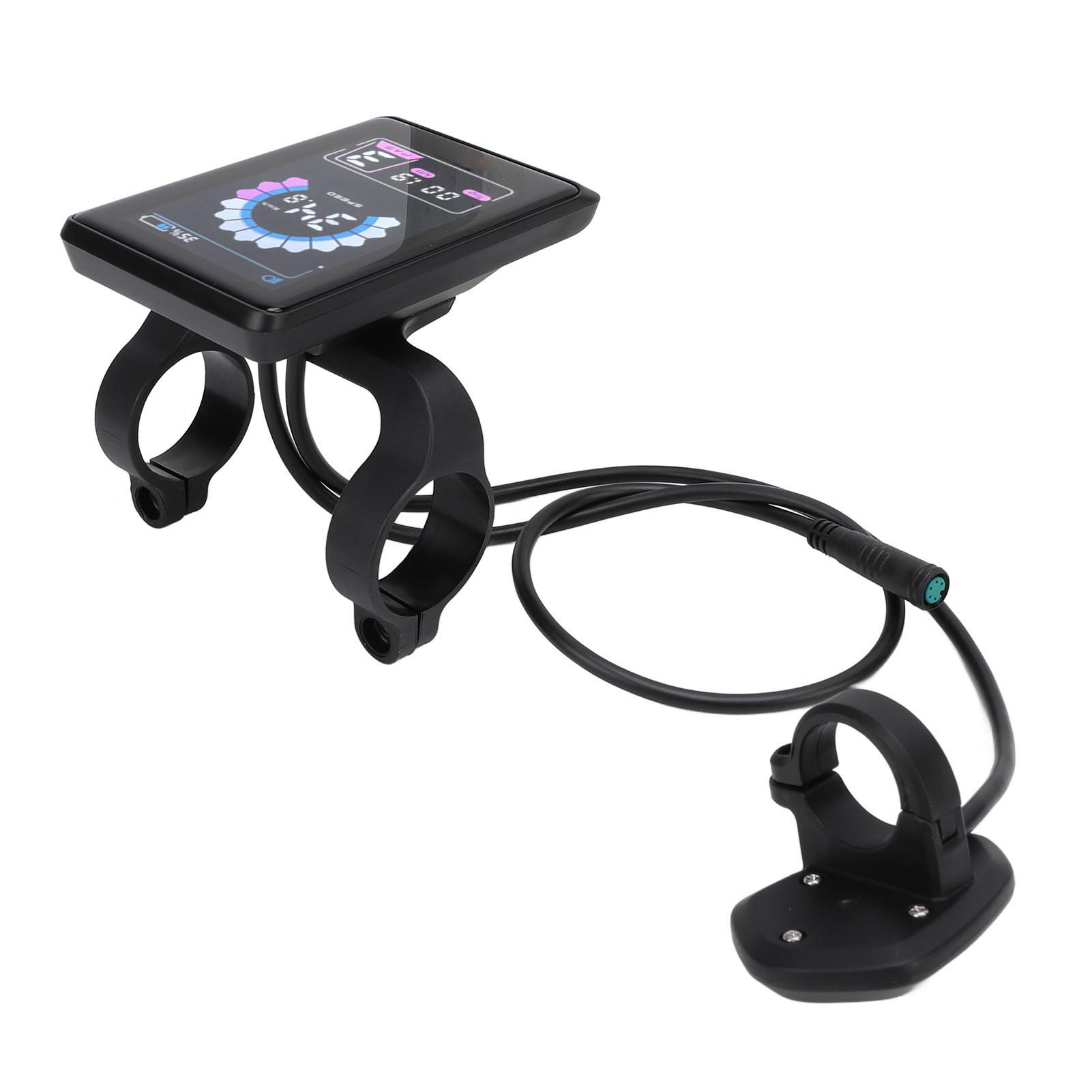 

Electric Scooter Display Backlit Color LCD Speed Mileage Battery Level Monitoring Waterproof Cycling Display Panel