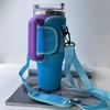 Portavasos portátil de neopreno de 40 oz para automóvil con asa