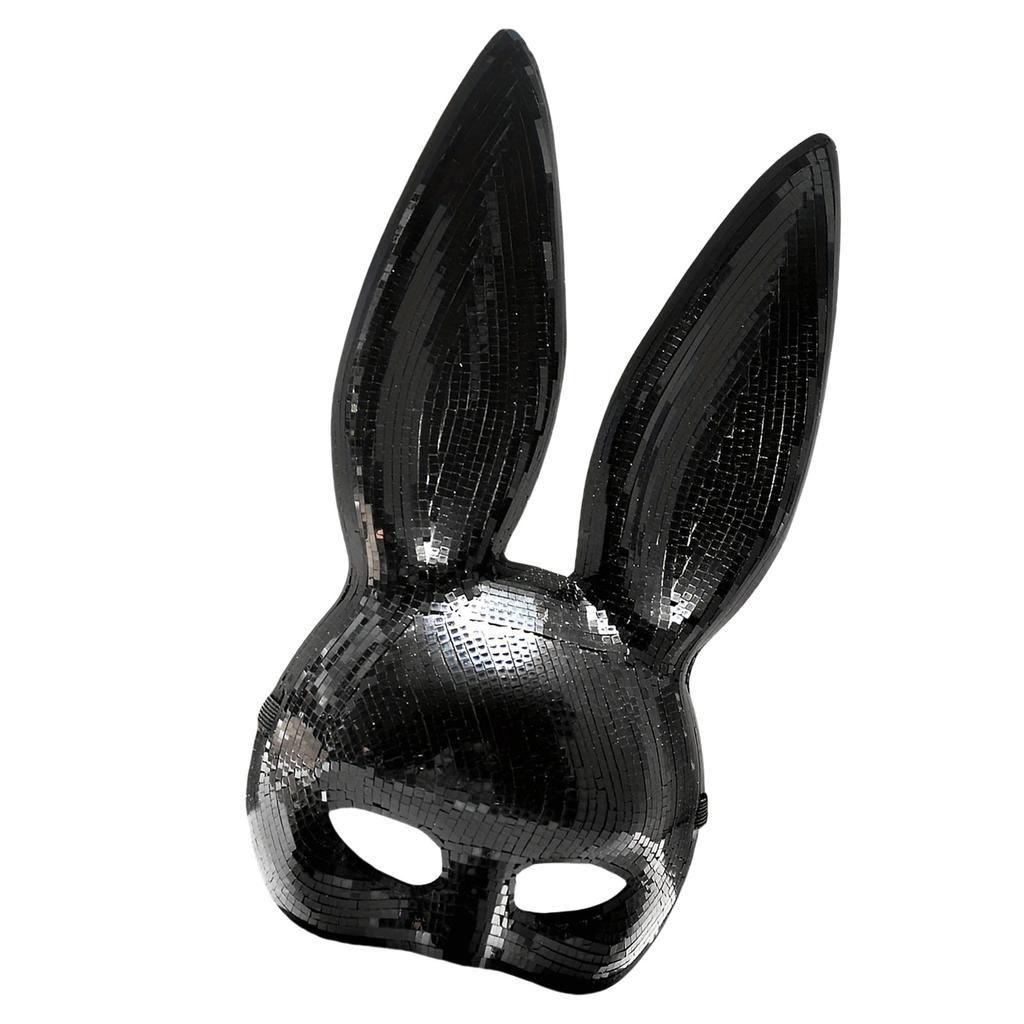 Delicate Rabbit Mask for Adult Party Goers Rabbit Face Mask Comfortable Wear Rabbit Mask Charm for Masquerades Parties