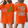 Women's Casual Fashion Round Neck Printed Short Sleeve T-Shirt Top