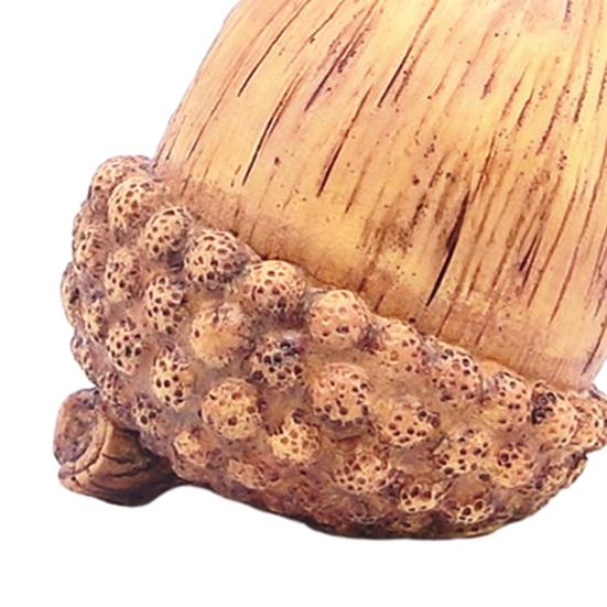 Artificial Pine Cone Statue Realistic Resin Pine Cone Figurine for Thanksgiving Harvest Autumn Garden Yard Home Decor
