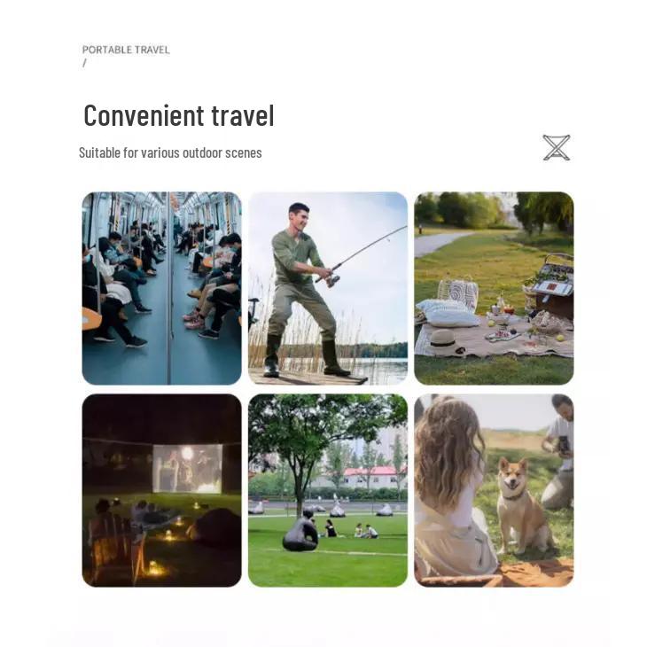 Przenośny Składany Stołek Kempingowy i Wędkarski