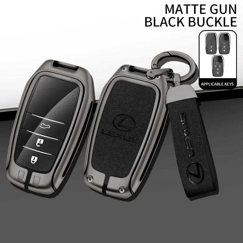 Car Key Case Full Cover Key Shell For Lexus Alphard Toyota Corolla Land Cruiser 200 Prado Crown Yaris Sienna Cross Hilux Camry
