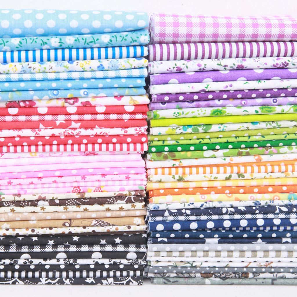 7PCS Stoffbündel Patchwork Quadrate Quilten Nähen Patchwork DIY