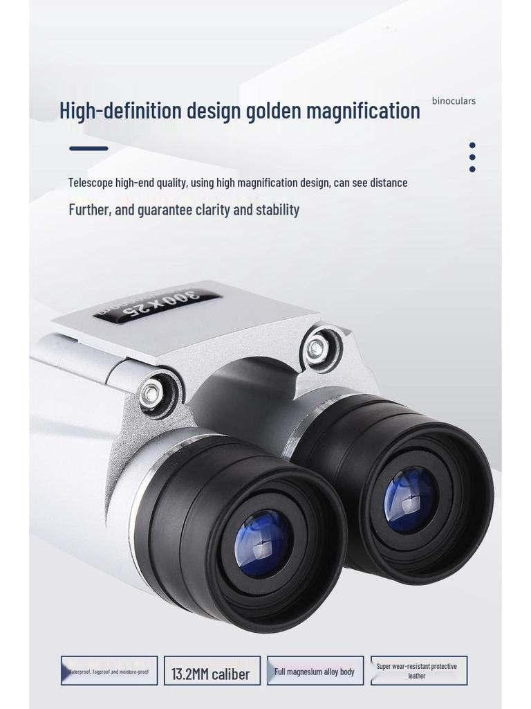 HD Autofocus Telescope Binoculars – High Magnification, Low Light Night Vision, Portable for Outdoor Use