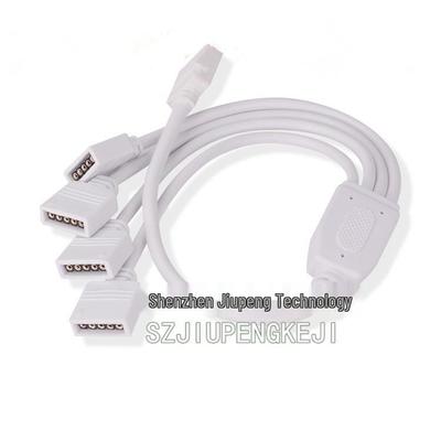 5-Pin RGBW LED Splitter Cable: One-to-Four Connector for Seven-Color Light Strips