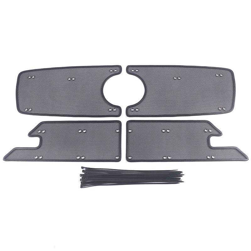 Middle Screening Mesh Front Grille Mesh For Volvo XC90 2017-2024 2019 Front Grille Net Cover Stainless steel Car Accessories